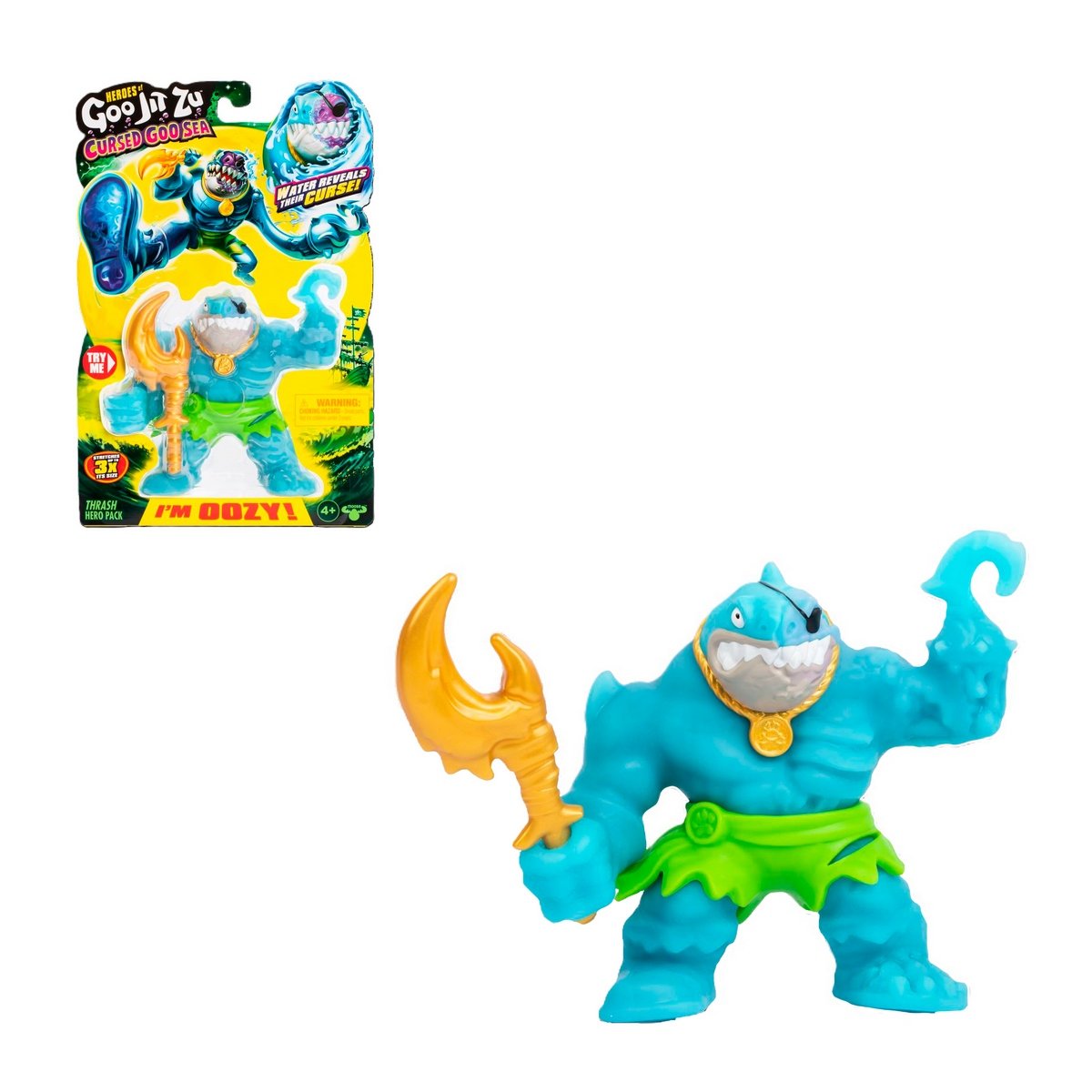 Heroe De Goo Jit Zu Cursed Goo Sea - Thrash Hero Pack